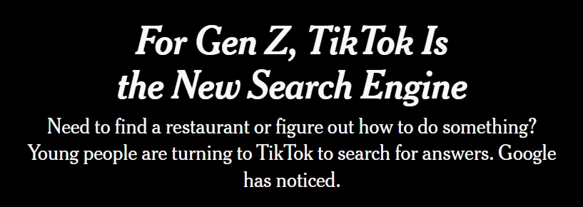 New York Times article